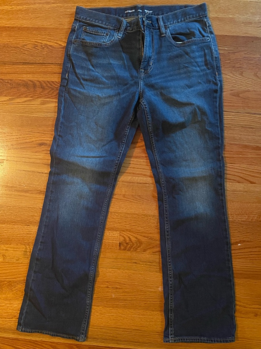 Old Navy Dark Blue Boot-Cut Jeans